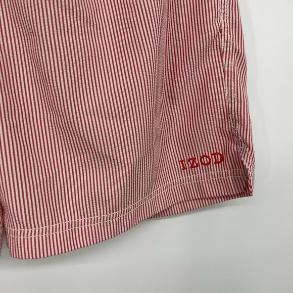 IZOD Shorts Swim Trunks Seersucker - Picture 4 of 8